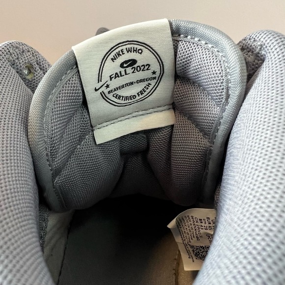 Nike Dunk High Vintage 'Certified Fresh Particle Grey' Mens Size 11 - DQ8800-001 - Picture 8 of 9